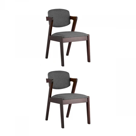 Кухонный стул Stool Group VIVA массив гевеи (эспрессо) мягкое сидение темно-серое 2 шт. MH32060 BZ-17 DARK GREY-KOROB2
DARK GREY