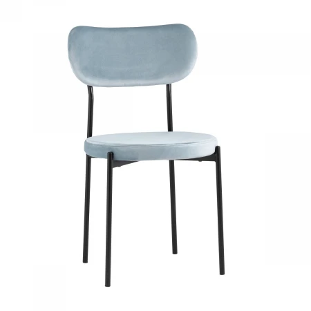 Кухонный стул Stool Group Барбара велюр серо-голубой DC-09040 HLR-17