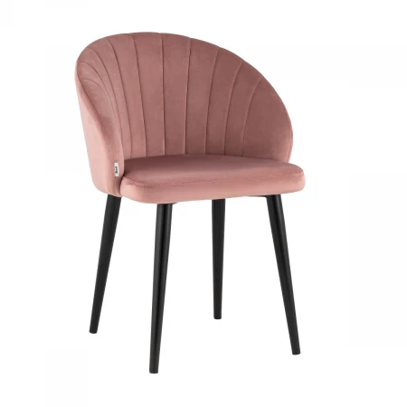 Кухонный стул с подлокотниками Stool Group Брюссель велюр пыльно-розовый AV 303-C315-08