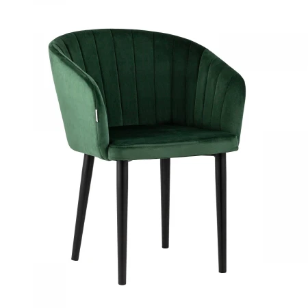 Кухонный стул с подлокотниками Stool Group Нейтон велюр зелёный AV 307-H30-08