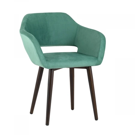 Кухонный стул с подлокотниками Stool Group Саймон велюр морской fb-saimon-awd-vl-43
