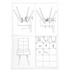 Кухонный стул Woodville Bruk 15240 Кухонный стул Woodville Bruk 15240