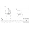 Кухонный стул Woodville Erica 11393 Кухонный стул Woodville Erica 11393