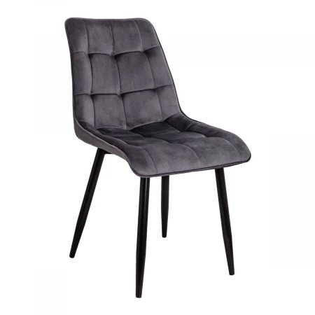 Кухонный стул AksHome Fred серый, велюр 72346