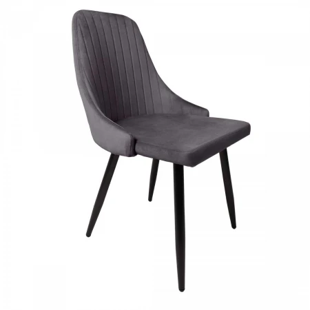 Кухонный стул AksHome Megan серый, велюр 62514