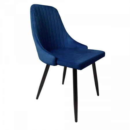 Кухонный стул AksHome Megan синий, велюр 62513