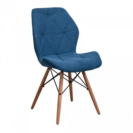 Кухонный стул AksHome Rio светло-синий, ткань 73102