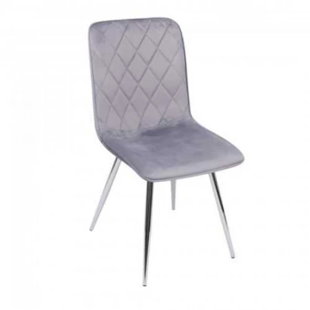Кухонный стул AksHome Willis серый, велюр 80888
