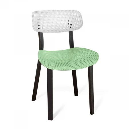 Кухонный стул Sheffilton SHT-S85 белый/мятный/черный 2304646329