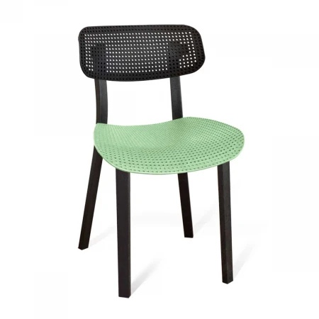 Кухонный стул Sheffilton SHT-S85 черный/мятный/черный 2304646328