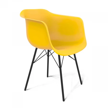 Стул Sheffilton SHT-ST31/S64 желтый/черный муар 7554867708