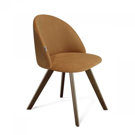 Стул Sheffilton SHT-ST35/S39 горчичный/темный орех 3499081212