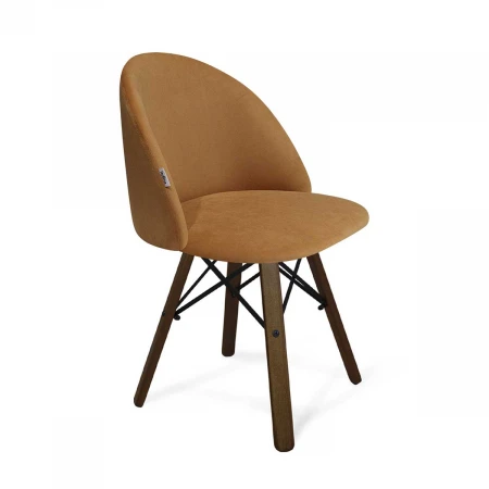 Стул Sheffilton SHT-ST35/S70 горчичный/темный орех/черный 3801796404