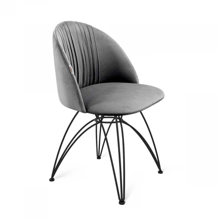 Стул Sheffilton SHT-ST35-1/S112 угольно-серый/черный муар 7982224202