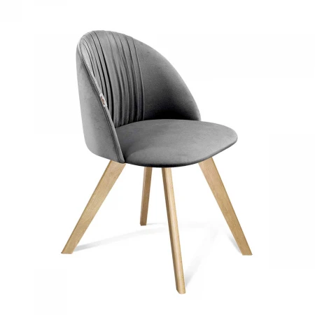 Стул Sheffilton SHT-ST35-1/S39 угольно-серый/прозрачный лак 7204911206