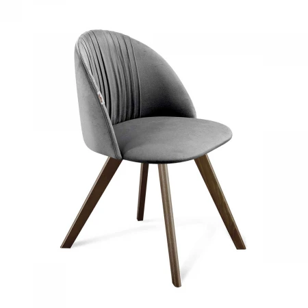 Стул Sheffilton SHT-ST35-1/S39 угольно-серый/темный орех 7204911205