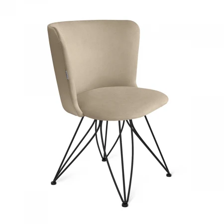 Кухонный стул Sheffilton SHT-ST36/S113 ванильный крем/черный муар 9245461201