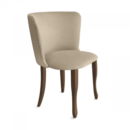 Кухонный стул Sheffilton SHT-ST36/S122 ванильный крем/темный орех/черный муар 6416603801