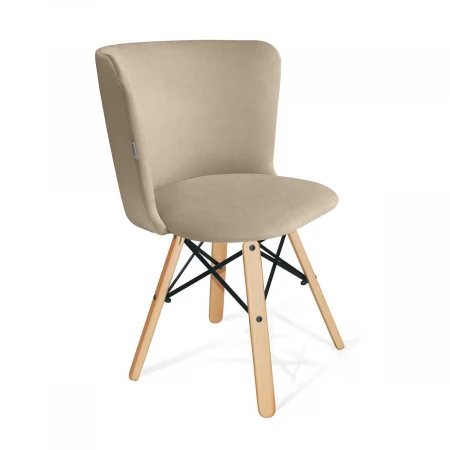 Кухонный стул Sheffilton SHT-ST36/S70 ванильный крем/прозрачный лак/черный 3039912101