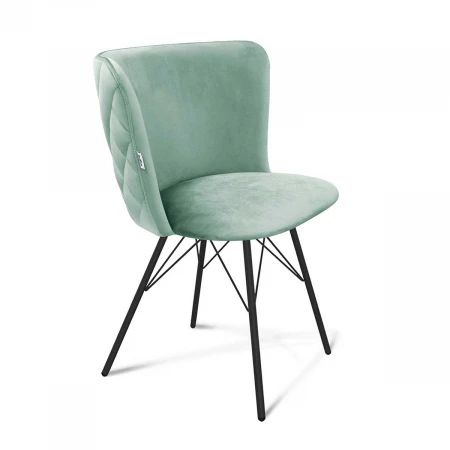 Кухонный стул Sheffilton SHT-ST36-3/S37 нежная мята/черный муар 7225193703