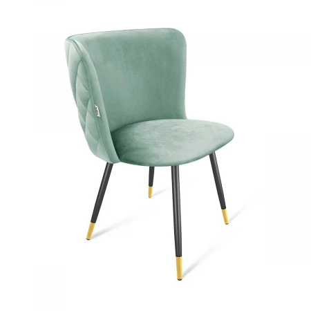 Кухонный стул Sheffilton SHT-ST36-3/S95-1 нежная мята/черный муар/золото 2850381905