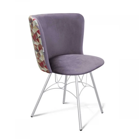 Кухонный стул Sheffilton SHT-ST36-4/S107 сумеречная орхидея/хром лак 8105101601