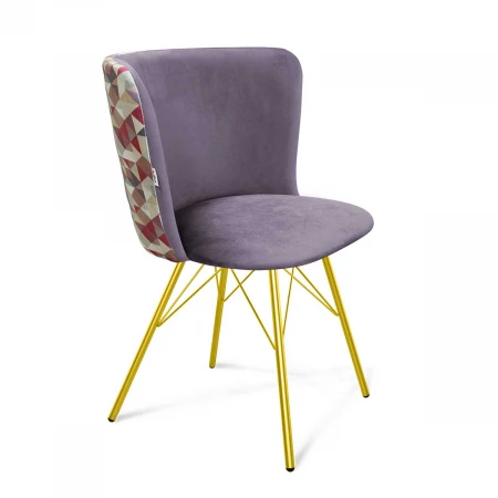 Кухонный стул Sheffilton SHT-ST36-4/S37 сумеречная орхидея/золото 9554153302