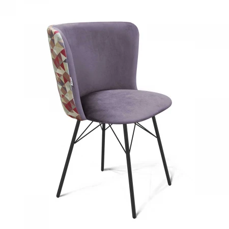 Кухонный стул Sheffilton SHT-ST36-4/S64 сумеречная орхидея/черный муар 3522924801