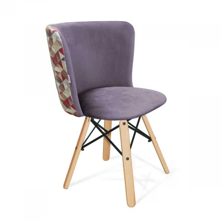 Кухонный стул Sheffilton SHT-ST36-4/S70 сумеречная орхидея/прозрачный лак/черный 1129015301