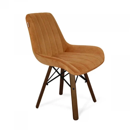 Кухонный стул Sheffilton SHT-ST37/S70 горчичный/темный орех 6541042205