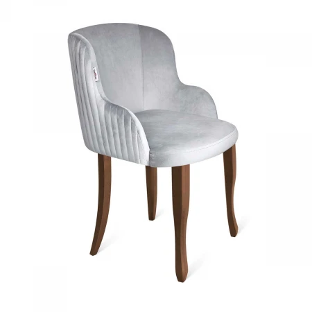 Кухонный стул Sheffilton SHT-ST39-1/S122 серое облако/темный орех/черный муар 5012088601