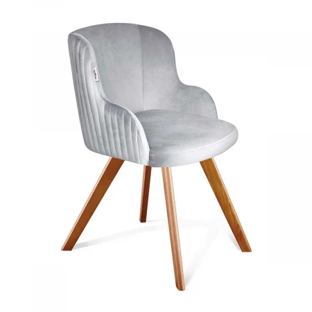 Кухонный стул Sheffilton SHT-ST39-1/S39 серое облако/светлый орех 9834534101