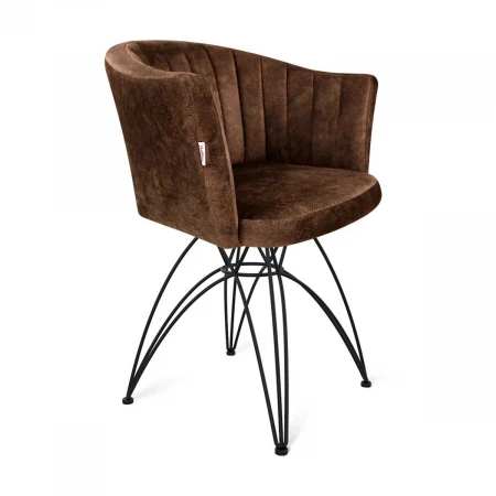 Кухонный стул Sheffilton SHT-ST42-1/S112 кофейный трюфель/черный муар 3041989201