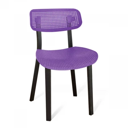 Кухонный стул Sheffilton SHT-S85 фиолетовый pan 2582/черный 2304646314