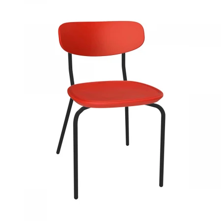 Кухонный стул Sheffilton SHT-S85М-2 красный/черный муар 7229537201