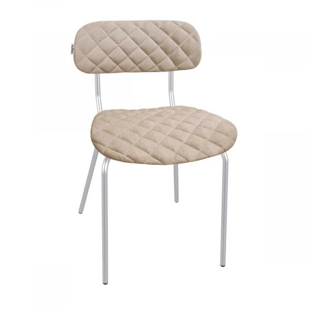 Кухонный стул Sheffilton SHT-S85М-C12 кремовый/хром лак 1021397402