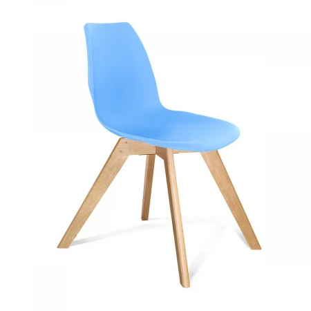 Кухонный стул Sheffilton SHT-ST29/S39 голубой pan278/прозрачный лак 8766693102