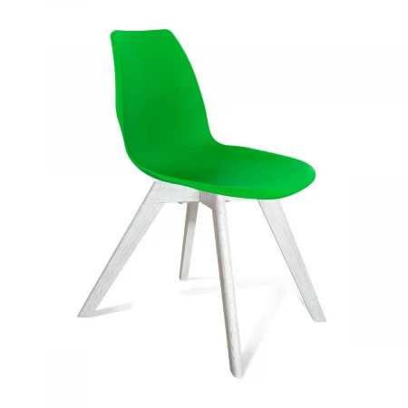 Кухонный стул Sheffilton SHT-ST29/S39 зеленый ral6018/белый патина серебро 8766693103