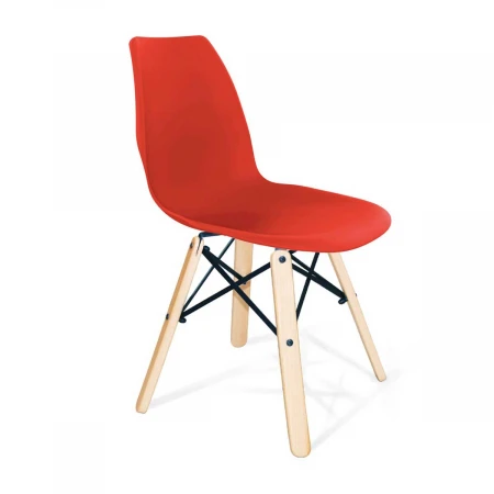 Кухонный стул Sheffilton SHT-ST29/S70 красный ral3020/прозрачный лак/черный 6671956902