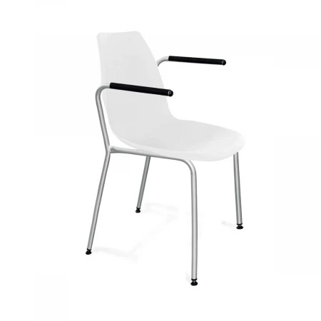 Кухонный стул Sheffilton SHT-ST29/S98 белый/хром лак 9311143102