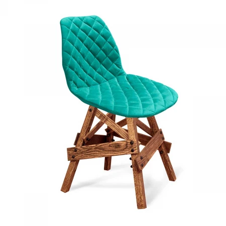 Кухонный стул Sheffilton SHT-ST29-C12/S71 голубая лагуна голубая лагуна/чер/дуб брашированный кор 3253425502