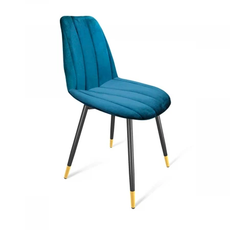 Кухонный стул Sheffilton SHT-ST29-С1/S95-1 морская глубина/черный муар/золото 6888263303