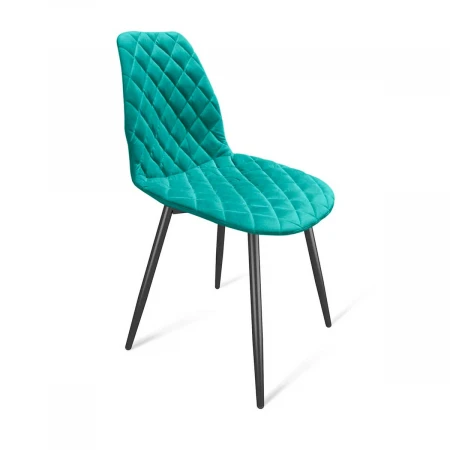 Кухонный стул Sheffilton SHT-ST29-С12/S95-1 голубая лагуна/черный муар 3108988301