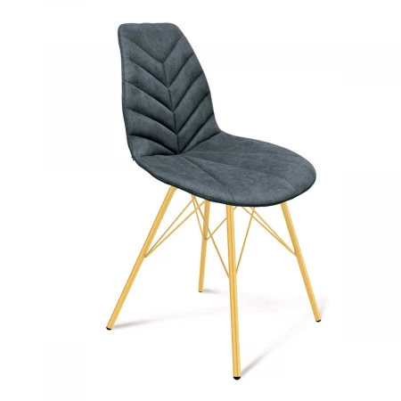 Кухонный стул Sheffilton SHT-ST29-С4/S37 графит/золото 9250849002