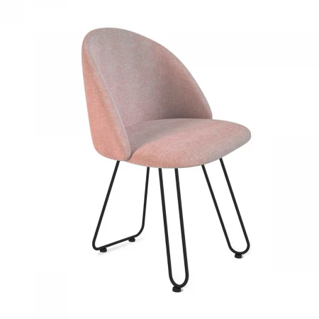Стул Sheffilton SHT-ST35/S106 розовый десерт/черный муар 6498893401