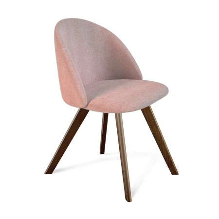 Стул Sheffilton SHT-ST35/S39 розовый десерт/темный орех 3499081202