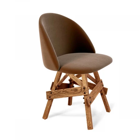 Стул Sheffilton SHT-ST35/S71 кофейный ликер/дуб браш. коричневый 5630972102