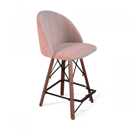 Стул Sheffilton SHT-ST35/S80-1 розовый десерт/темный орех/черный 2349908801