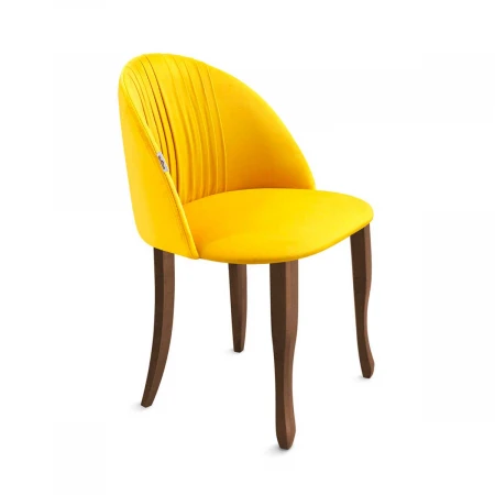 Стул Sheffilton SHT-ST35-1/S122 имперский желтый/темный орех 6784234301