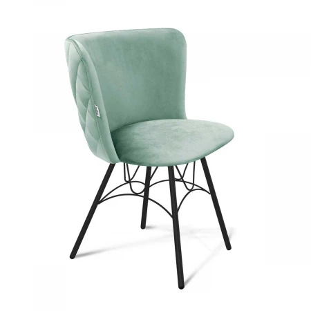 Кухонный стул Sheffilton SHT-ST36-3/S107 нежная мята/черный муар 9834564502